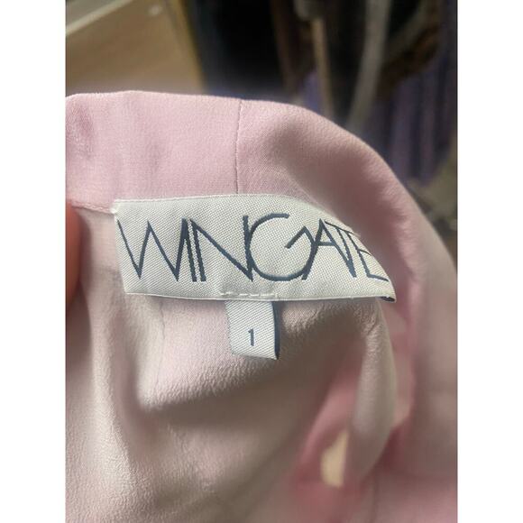 WINGATE Pink Checkered Pattern Tank Sz 1 - Picture 6 of 6